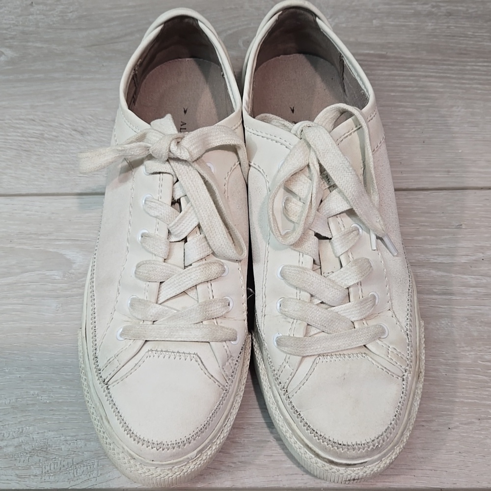 Allsaints Women Leather Platform Sneakers Shoes sz 39/9 - Picture 4 of 12